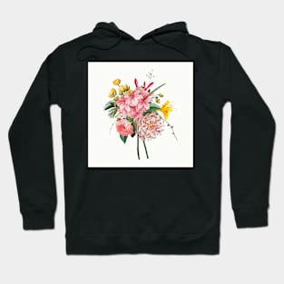 flowers bouquet vector painting Hoodie